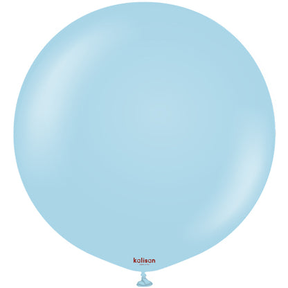 24 Macaron Blue Kalisan Balloons (2 pack)