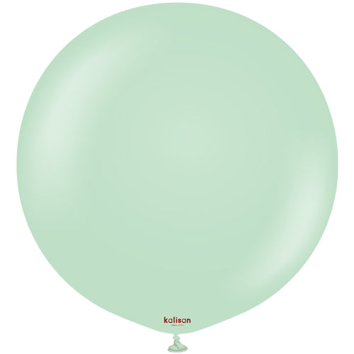 24 Macaron Green Kalisan Balloons (2 pack)