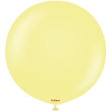 24 Macaron Yellow Kalisan Balloons (2 pack)