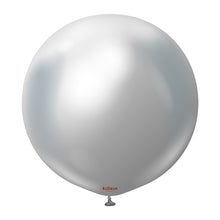 24 Mirror Silver Kalisan Balloons (2 pack)