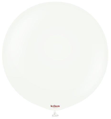 24 Standard White Kalisan Balloons (2 pack)