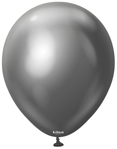 5" Mirror Space Grey Balloons