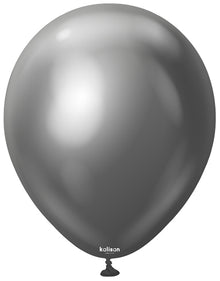 12" Mirror Space Grey Balloons