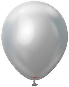 12" Mirror Silver Balloons
