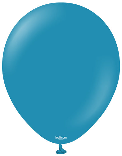 12" Retro Deep Blue Balloons