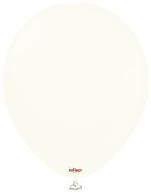 5" 1000 Count Retro White Kalisan Balloons