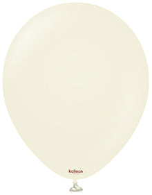 18" Retro White Sand Balloons