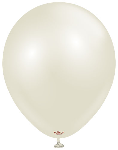 12 Inch Aura Ivory White Kalisan Balloons