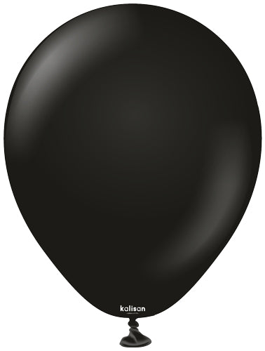 5” Standard Black 1000 count Kalisan Balloons