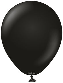 18" Standard Black Balloons