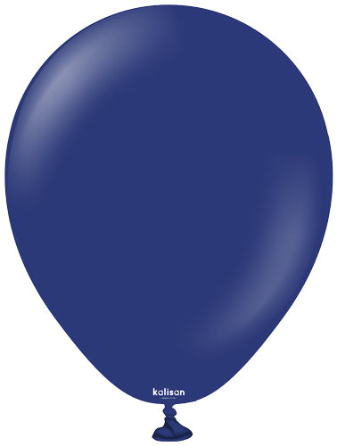 12" Retro Dark Blue Balloons