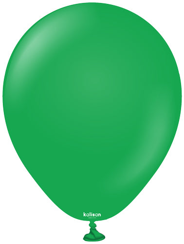 12" Standard Green Balloons