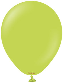 12" Standard Lime Green Balloons