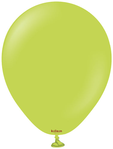 5" Standard Lime Green Balloons