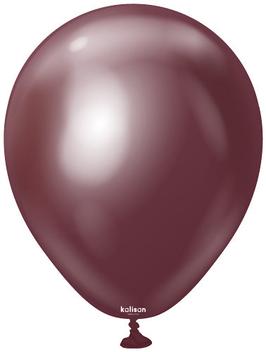 12" Mirror Burgundy Kalisan Balloons