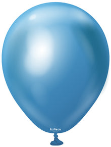 5" Mirror Blue Balloons