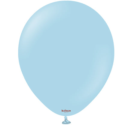 5" Macaron Blue Kalisan Balloons