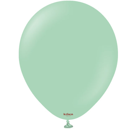12 Macaron Green Kalisan Balloons