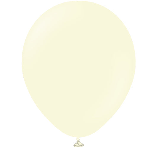 12 Macaron Pale Yellow Kalisan Balloons