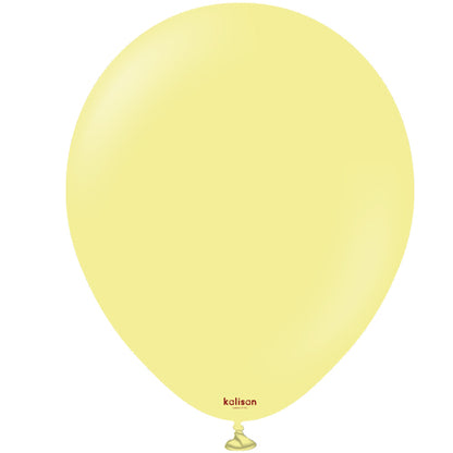 18 Macaron Yellow Kalisan Balloons