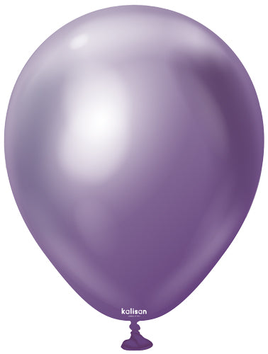 5" Mirror Violet Balloons