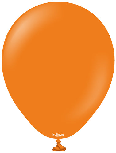 5" Standard Orange Balloons