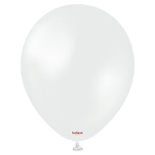 5 Opaque Satin Snow Kalisan Balloons