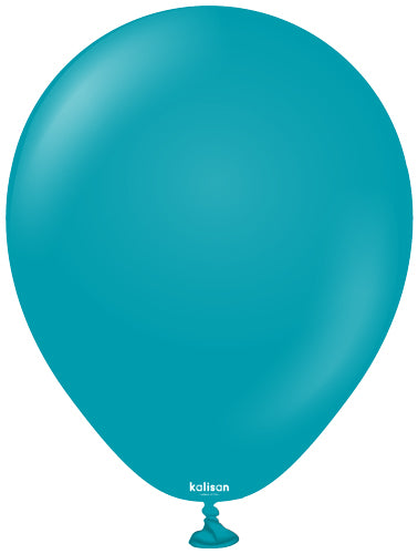 12" Standard Turquoise Balloons
