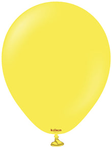 5" Standard Yellow Balloons
