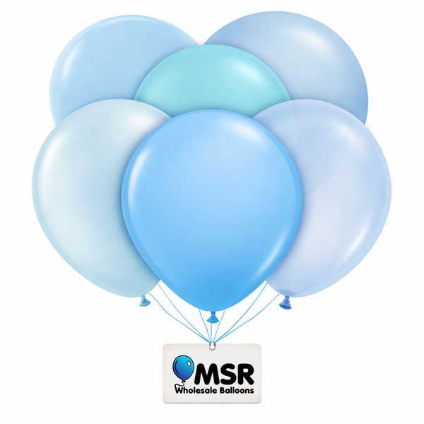 Light Blue Latex Balloons
