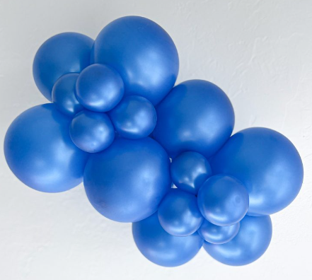 5" Metallic Blue TUFTEX Balloons