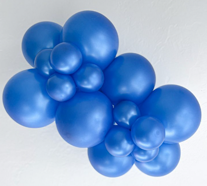 5" Metallic Blue TUFTEX Balloons