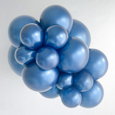 5" Metallic Midnight Blue TUFTEX Balloons