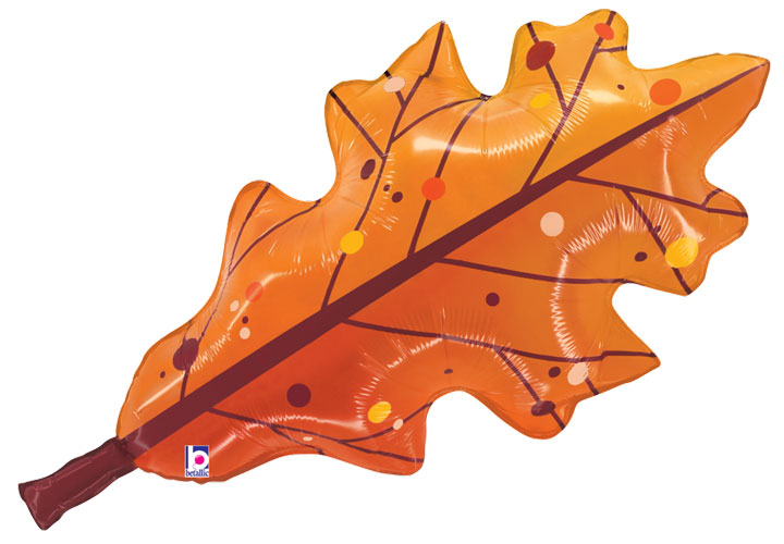 Orange Fall Leaf Shape