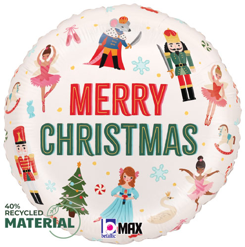 Christmas Nutcracker Ballet Foil Balloons