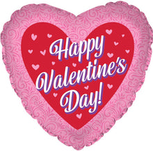 HVD Pink Swirl Hearts Foil Balloons