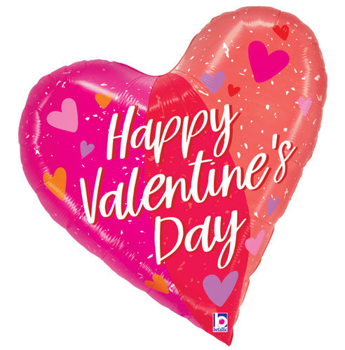 Valentine Two Tone Heart Jumbo Shape