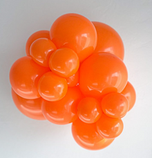 5" Orange TUFTEX Balloons