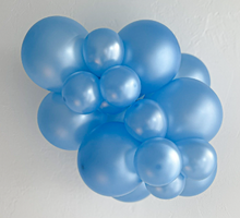 5" Metallic Sky Blue TUFTEX Balloons
