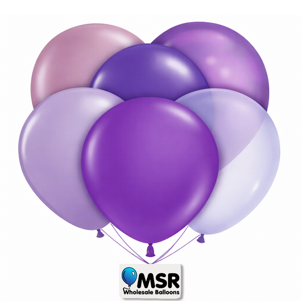 Purple Latex Balloons