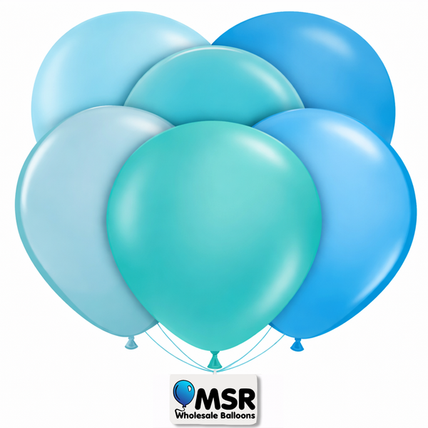 Teal Latex Balloons
