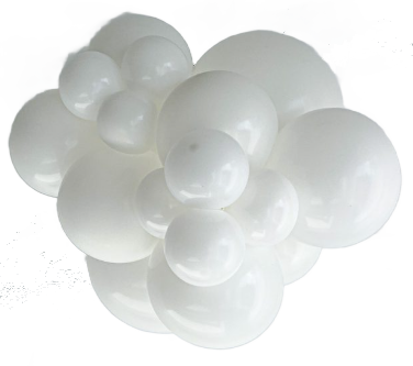 5” White 250 count TUFTEX Balloons