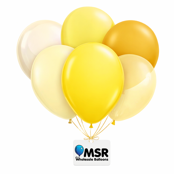 Yellow Latex Balloons